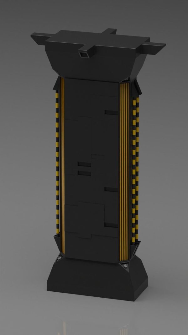 Sci Fi Industrial Columns