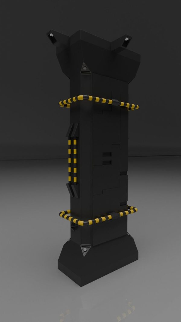 Sci Fi Industrial Columns