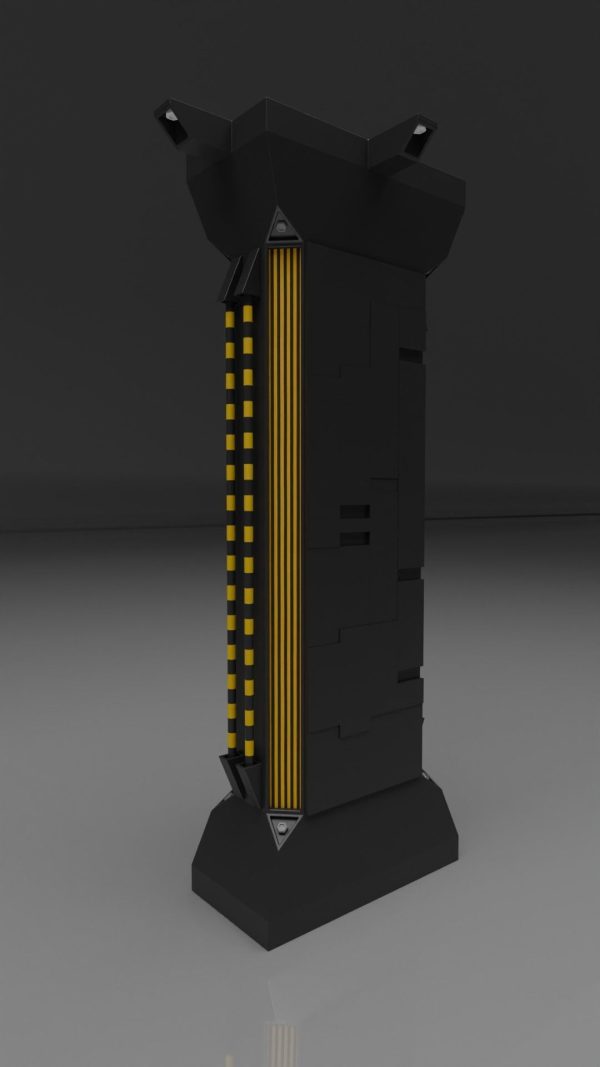 Sci Fi Industrial Columns