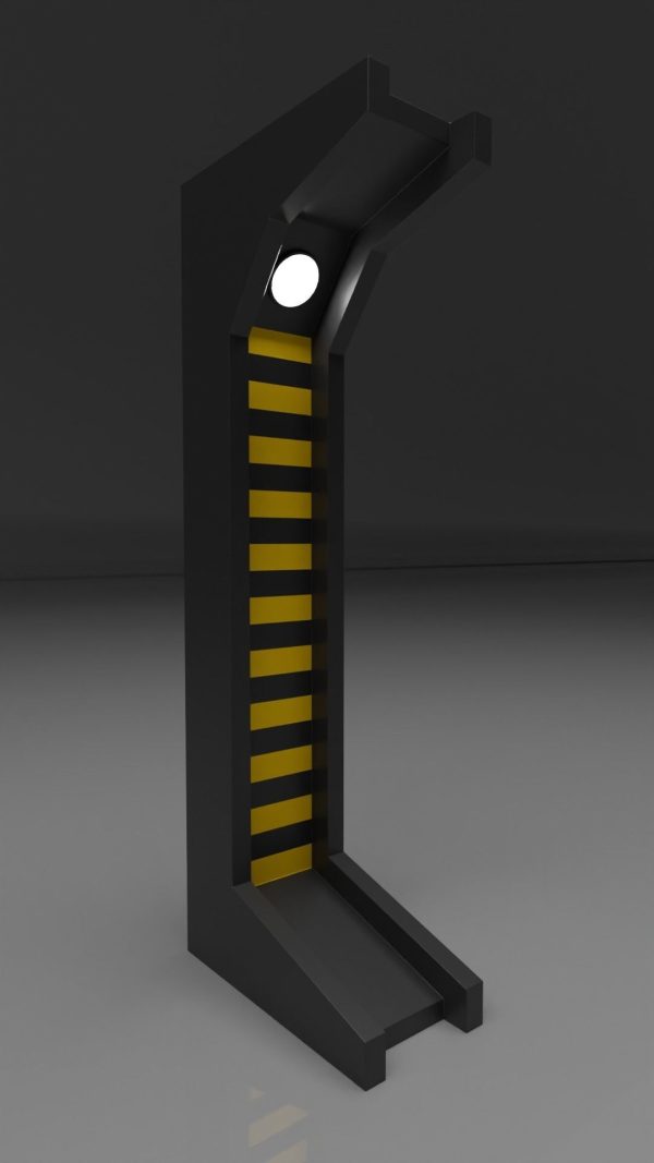 Sci Fi Industrial Columns