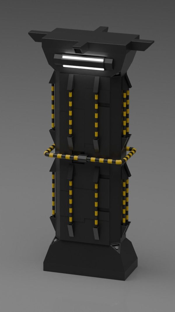 Sci Fi Industrial Columns