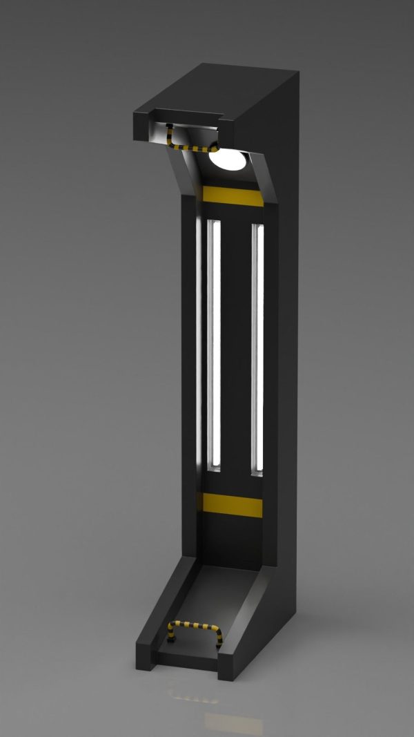 Sci Fi Industrial Columns