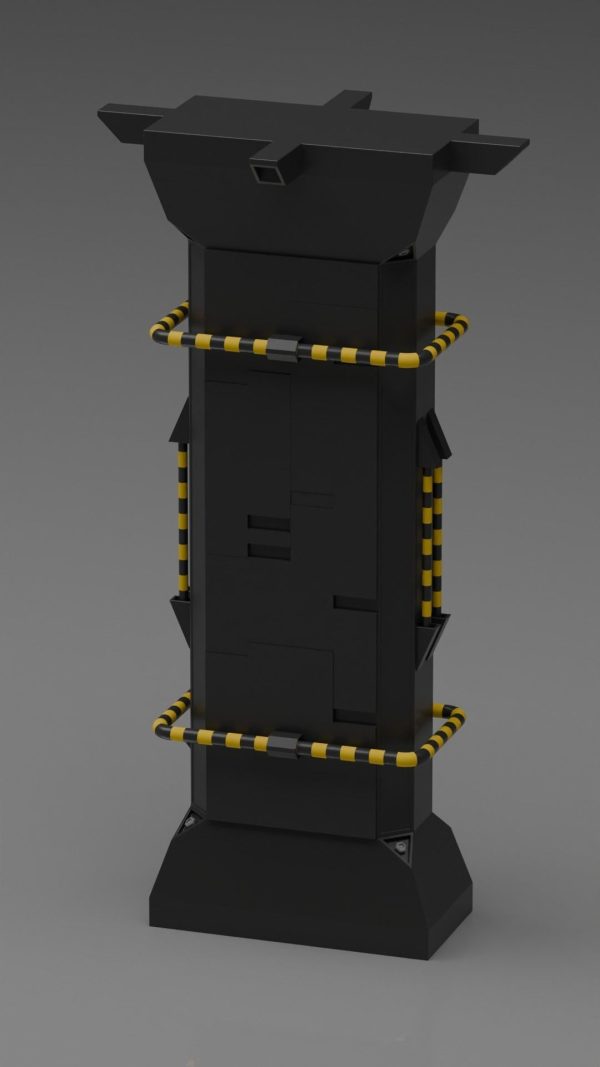 Sci Fi Industrial Columns