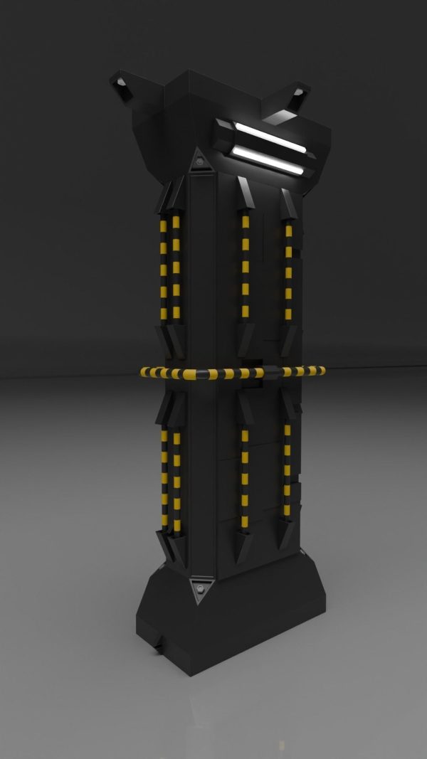 Sci Fi Industrial Columns
