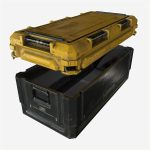 Sci Fi Industrial Crate Game Ready PBR Textures