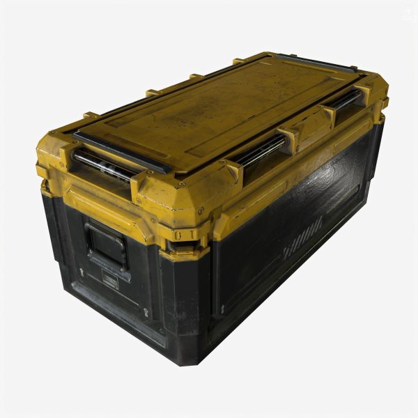 Sci Fi Industrial Crate Game Ready PBR Textures