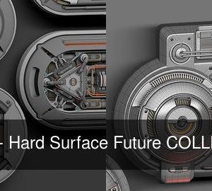 Sci-Fi - KITBASH Set - Hard Surface Future COLLECTION n1
