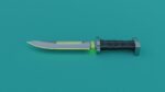 Sci-Fi knife set 3D model