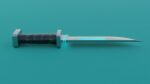 Sci-Fi knife set 3D model