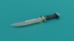 Sci-Fi knife set 3D model