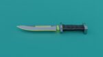 Sci-Fi knife set 3D model