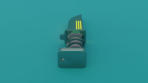 Sci-Fi knife set 3D model
