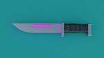 Sci-Fi knife set 3D model