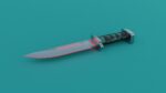 Sci-Fi knife set 3D model
