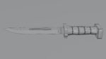 Sci-Fi knife set 3D model
