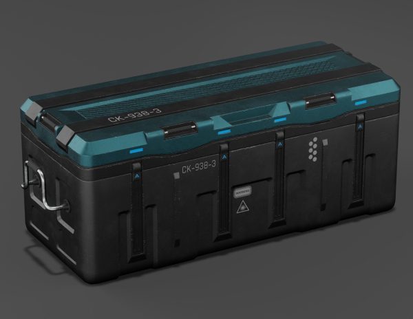 Sci-fi Military Crate pak