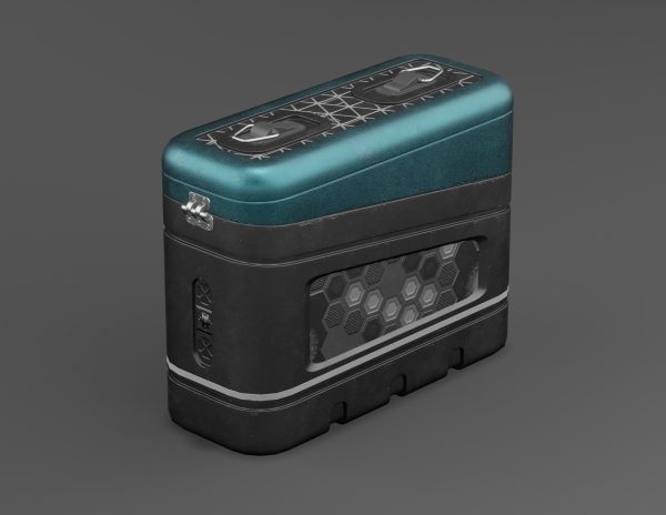 Sci-fi Military Crate pak
