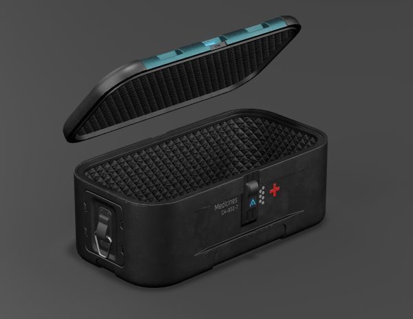 Sci-fi Military Crate pak