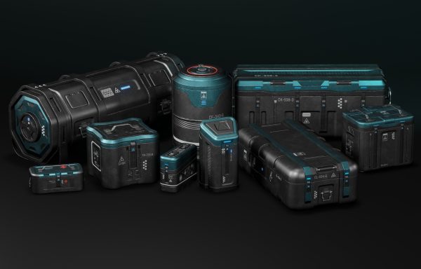 Sci-fi Military Crate pak