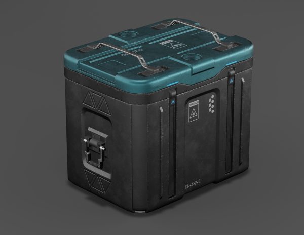 Sci-fi Military Crate pak