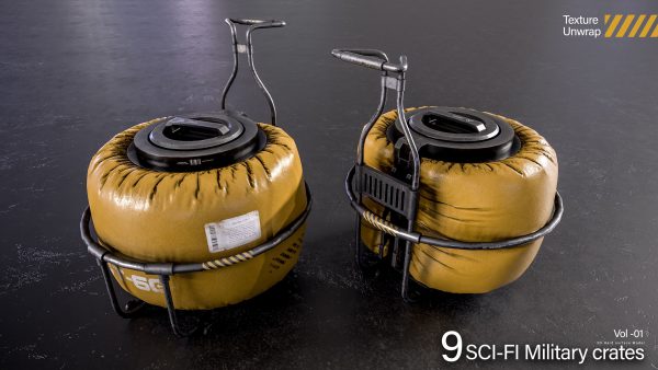 Sci-fi Military Crates