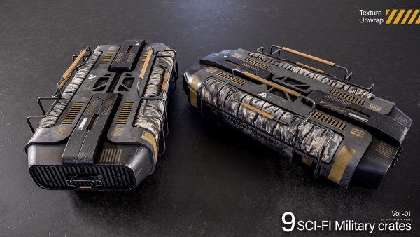Sci-fi Military Crates