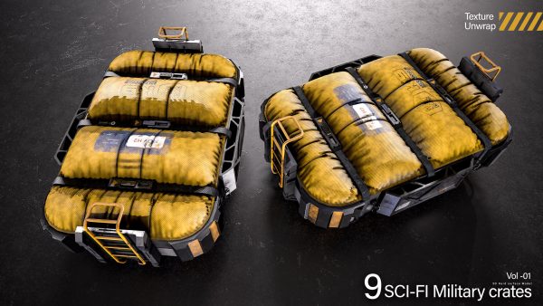 Sci-fi Military Crates