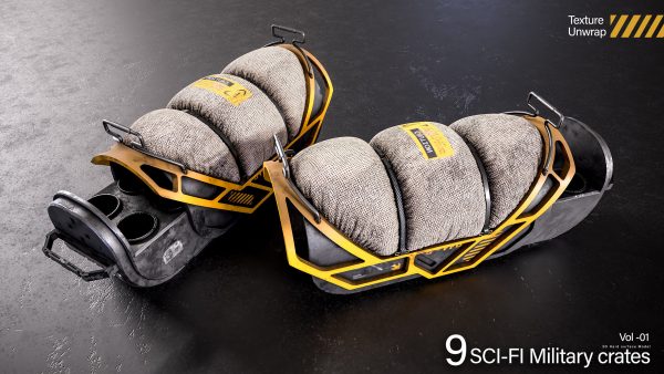 Sci-fi Military Crates