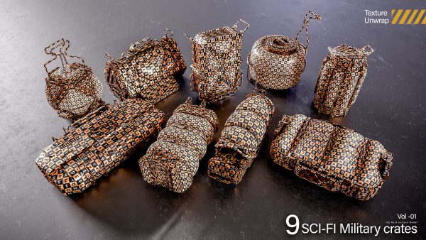 Sci-fi Military Crates