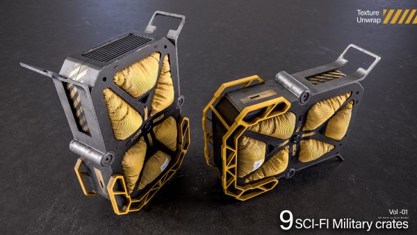 Sci-fi Military Crates