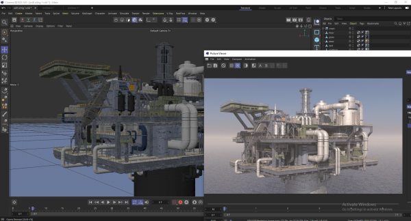 Sci-fi OilRig