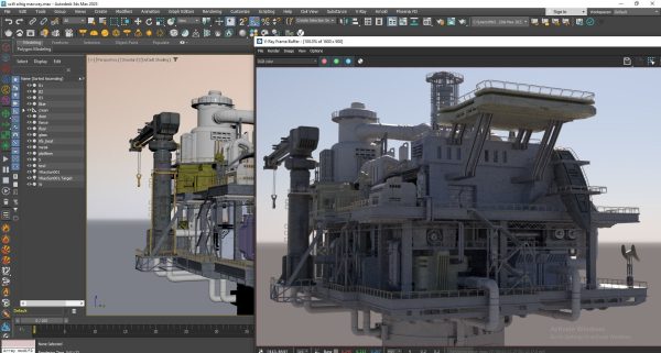 Sci-fi OilRig