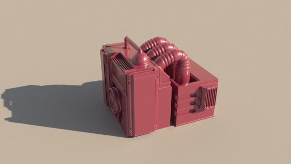 Sci-fi OilRig for 3Dprint