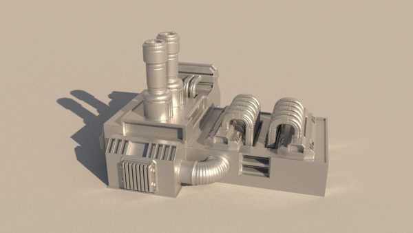 Sci-fi OilRig for 3Dprint