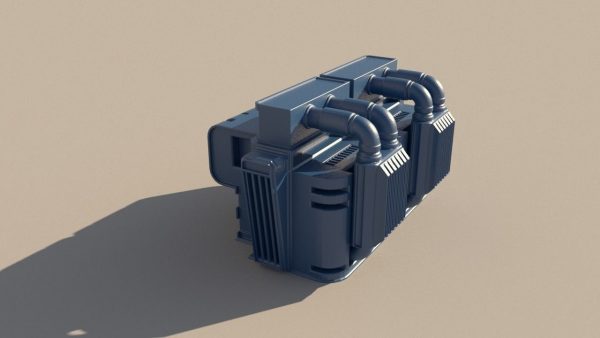 Sci-fi OilRig for 3Dprint