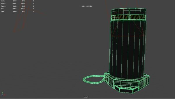 SCI-FI or SCIENCE LAB  CONTAINER  HIGH and LOW POLY