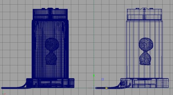 SCI-FI or SCIENCE LAB  CONTAINER  HIGH and LOW POLY