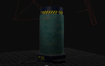 SCI-FI or SCIENCE LAB  CONTAINER  HIGH and LOW POLY