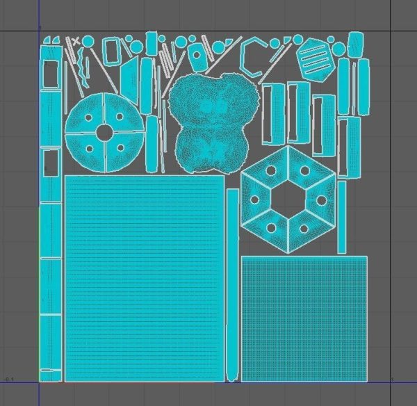 SCI-FI or SCIENCE LAB  CONTAINER  HIGH and LOW POLY