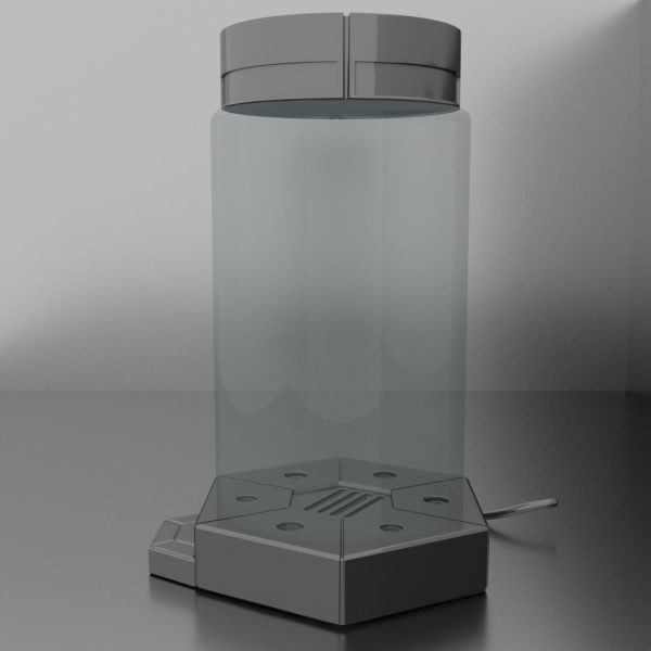 SCI-FI or SCIENCE LAB  CONTAINER  HIGH and LOW POLY