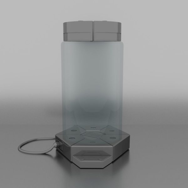 SCI-FI or SCIENCE LAB  CONTAINER  HIGH and LOW POLY