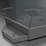 SCI-FI or SCIENCE LAB  CONTAINER  HIGH and LOW POLY