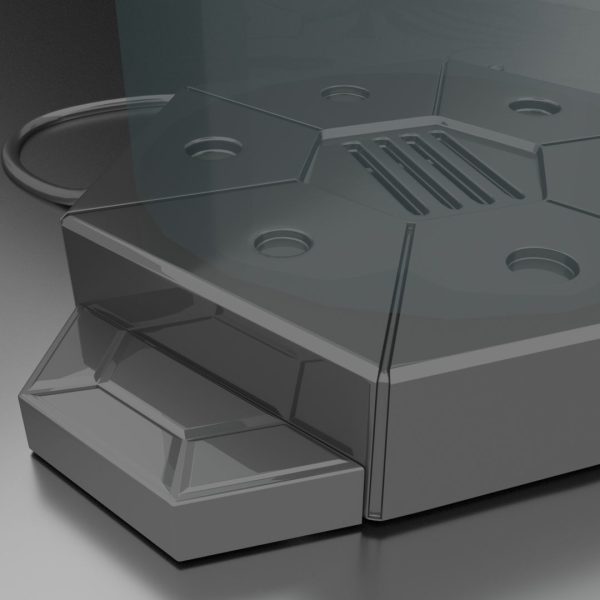 SCI-FI or SCIENCE LAB  CONTAINER  HIGH and LOW POLY