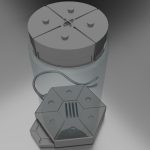 SCI-FI or SCIENCE LAB  CONTAINER  HIGH and LOW POLY
