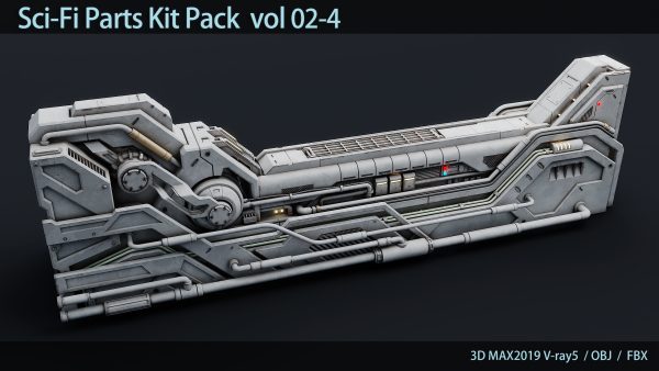 Sci-Fi Parts Kit Pack  vol 02-4