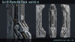 Sci-Fi Parts Kit Pack  vol 02-4