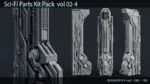 Sci-Fi Parts Kit Pack  vol 02-4