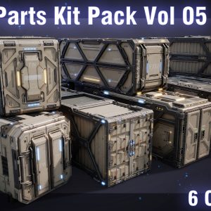 Sci-Fi Parts Kit Pack Vol 05 Container-PBR