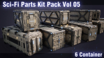 Sci-Fi Parts Kit Pack Vol 05 Container-PBR