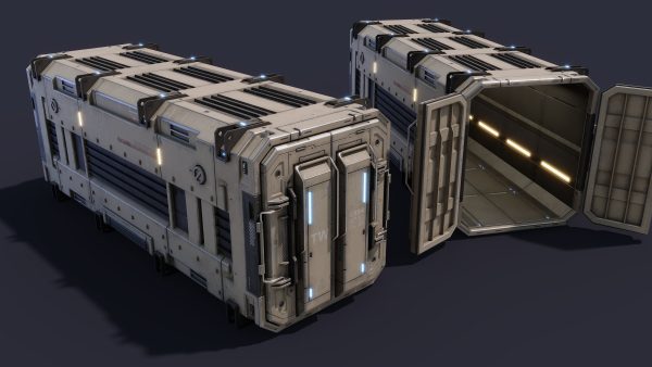 Sci-Fi Parts Kit Pack Vol 05 Container-PBR